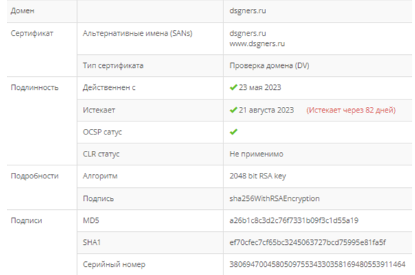 ssl сертификат lets encrypt от гугла